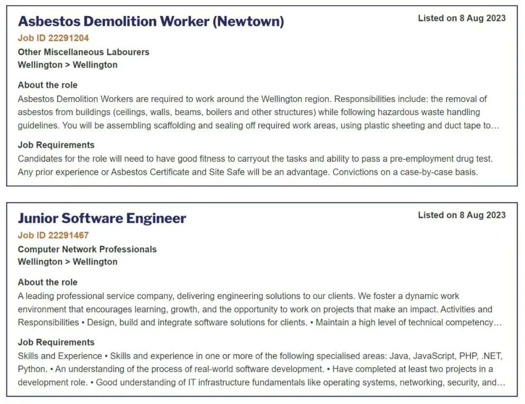 图片来源:Work & Income官网