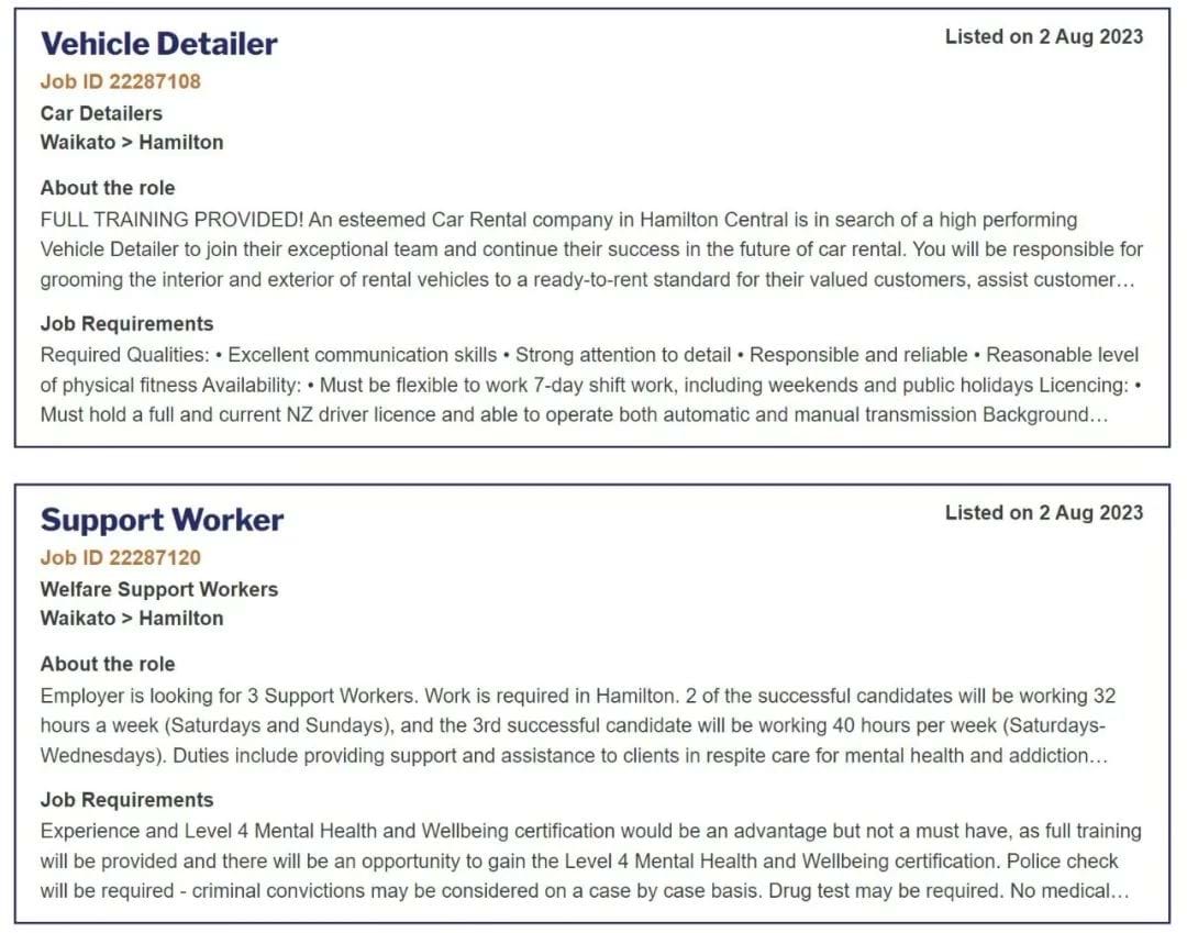 图片来源:Work & Income官网