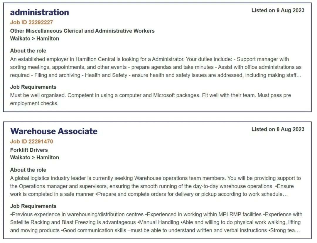 图片来源:Work & Income官网