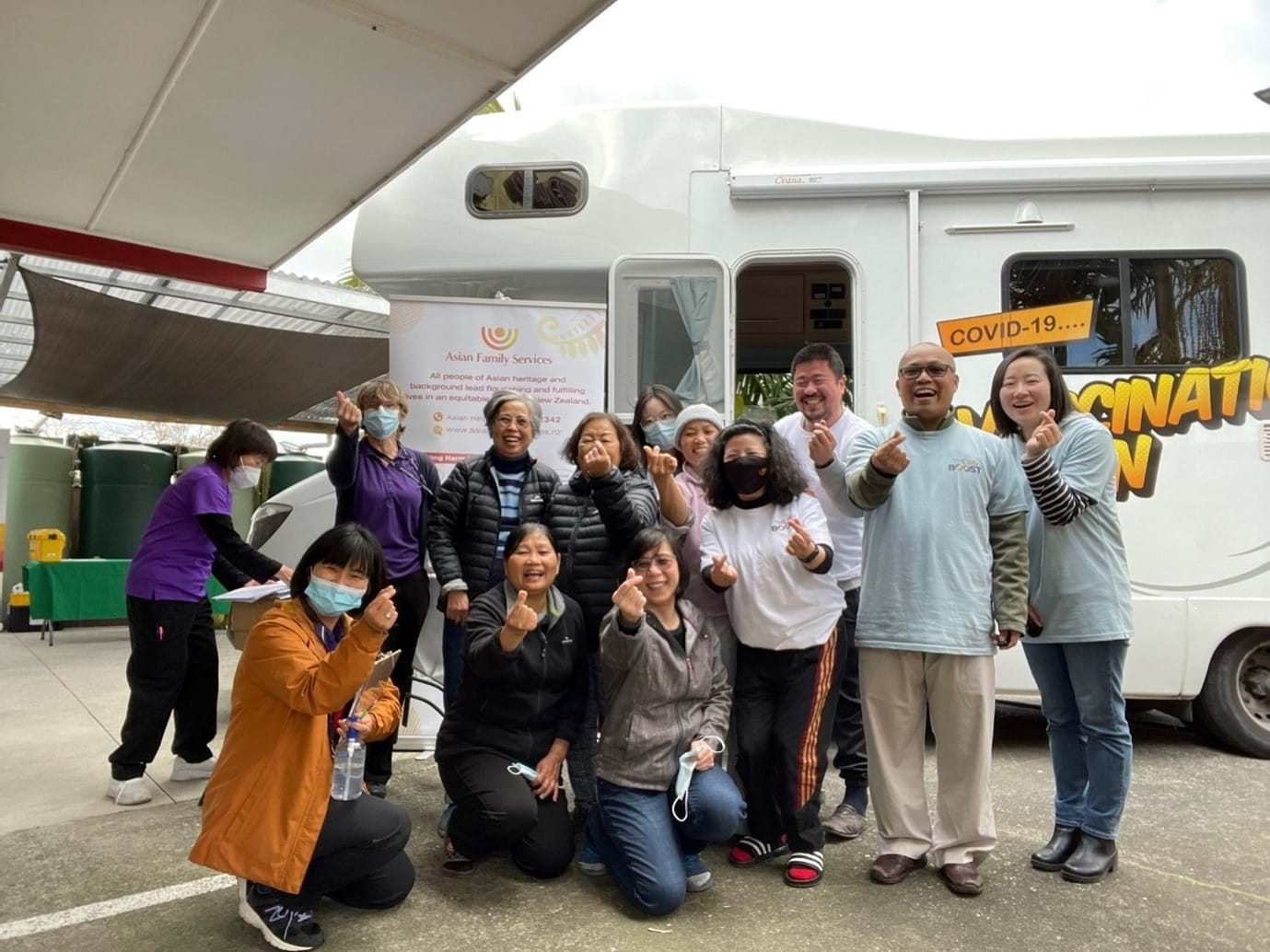 Vax Day in a Vietnamese Temple in Mangere, Auckland