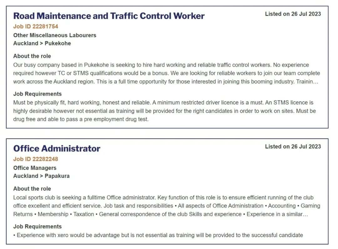 图片来源:Work & Income官网
